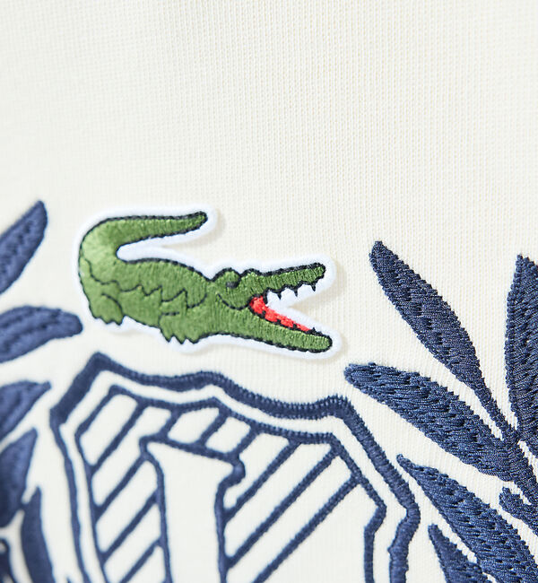 ABAHOUSE「【LACOSTE / ラコステ】ハンドステッチ風フレンチグラフィックTシャツ」|Tシャツ・カットソー|