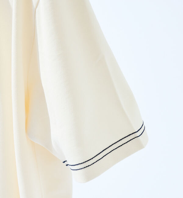 ABAHOUSE「【LACOSTE / ラコステ】ハンドステッチ風フレンチグラフィックTシャツ」|Tシャツ・カットソー|