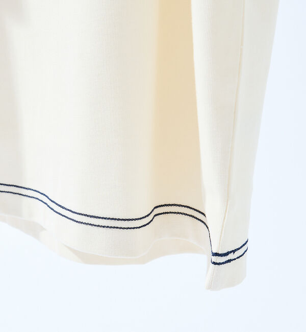 ABAHOUSE「【LACOSTE / ラコステ】ハンドステッチ風フレンチグラフィックTシャツ」|Tシャツ・カットソー|