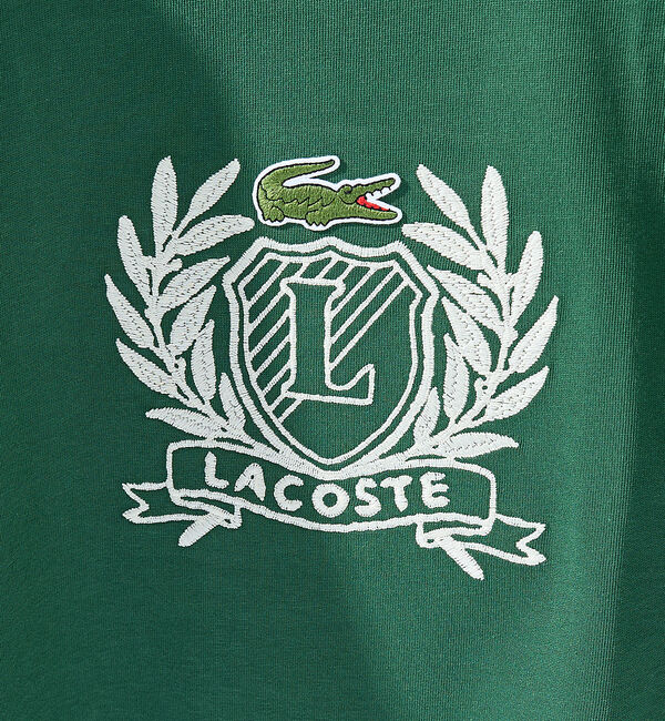 ABAHOUSE「【LACOSTE / ラコステ】ハンドステッチ風フレンチグラフィックTシャツ」|Tシャツ・カットソー|