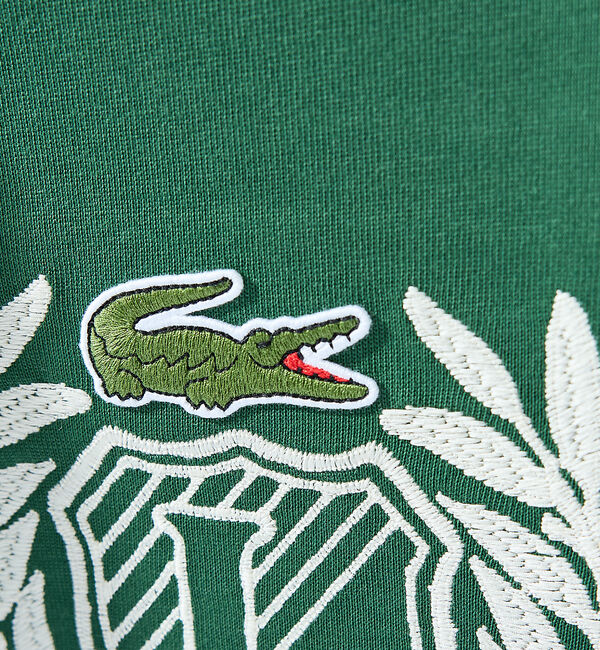 ABAHOUSE「【LACOSTE / ラコステ】ハンドステッチ風フレンチグラフィックTシャツ」|Tシャツ・カットソー|