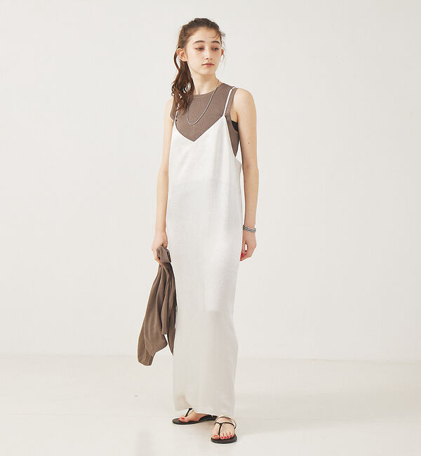 Rouge vif「アセテートキャミワンピース」|ワンピース|