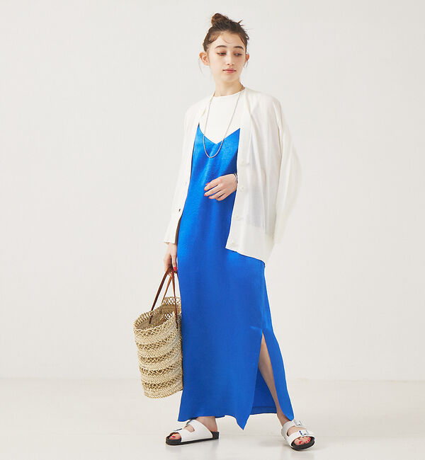 Rouge vif「【KECH Les ESSENTIELS/ケッシュ ル エッセンシャル】レザーハ」|かごバッグ|