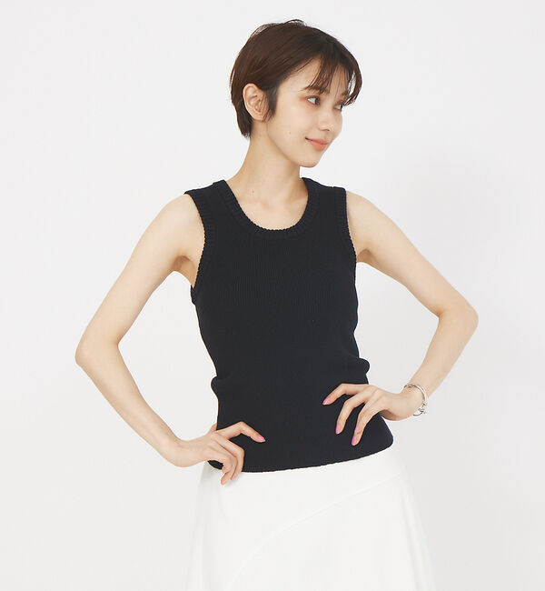 Rouge vif「リブタンク」|ニット・セーター|