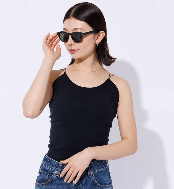 Rouge vif「【FRUIT OF THE LOOM】カップ付き丸編みキャミソール / 無地 /」|キャミソール|