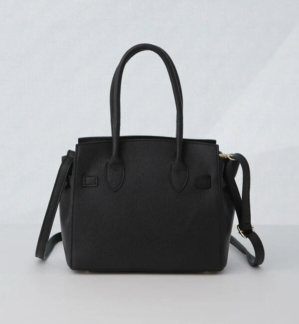 Rouge vif「【追加2】【AULENTTI/オウレンティ】レザーベルト付ミディトートバッグ」|ショルダー・メッセンジャー|