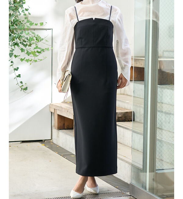 Rouge vif「2wayコルセット風ワンピース」|ワンピース|ブラック