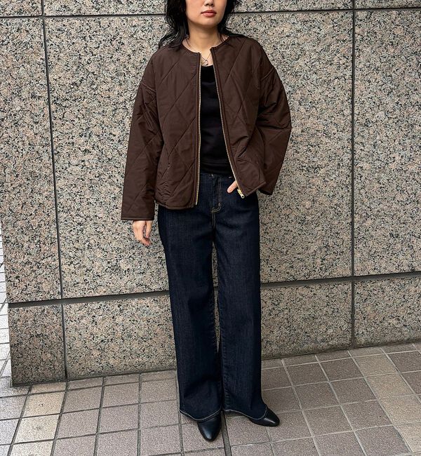 Rouge vif「リバーシブルパネトレーションファーキルトブルゾン」|ブルゾン・スタジャン|