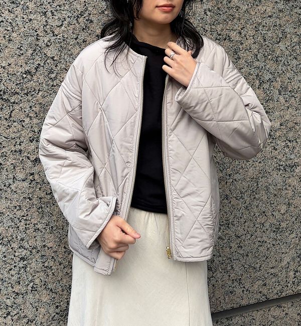 Rouge vif「リバーシブルパネトレーションファーキルトブルゾン」|ブルゾン・スタジャン|