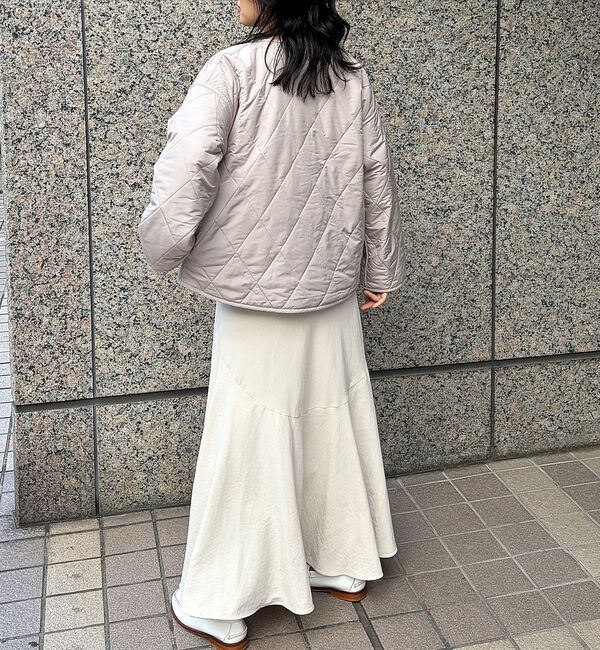 Rouge vif「リバーシブルパネトレーションファーキルトブルゾン」|ブルゾン・スタジャン|