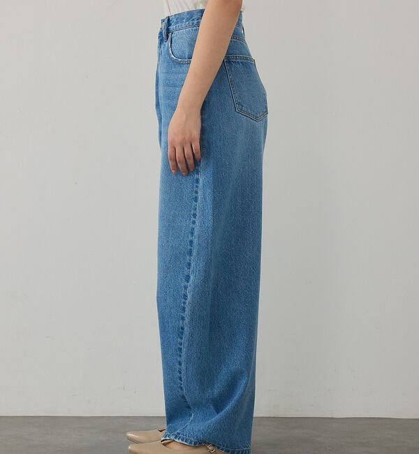 abahouse mavie「【GISELe 4月号掲載】ウォッシュドバレルジーンズ」|デニム|