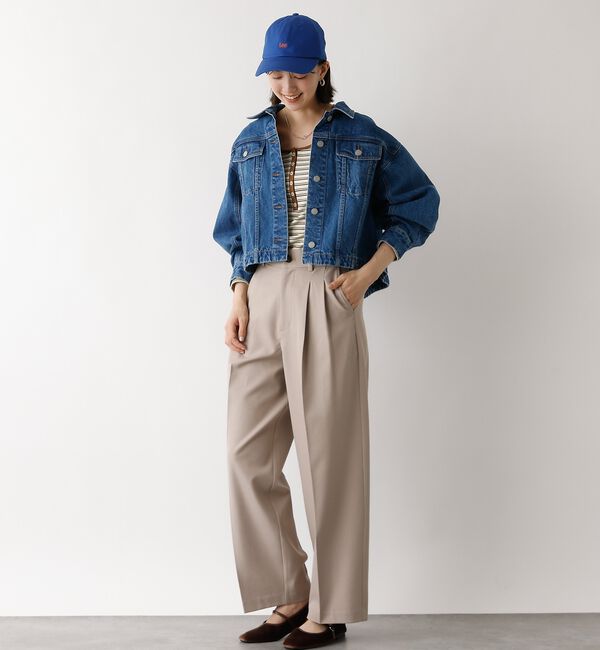 abahouse mavie「【オリジナル】デニムショートジャケット/バルーン袖/長袖/羽織/春服」|その他|