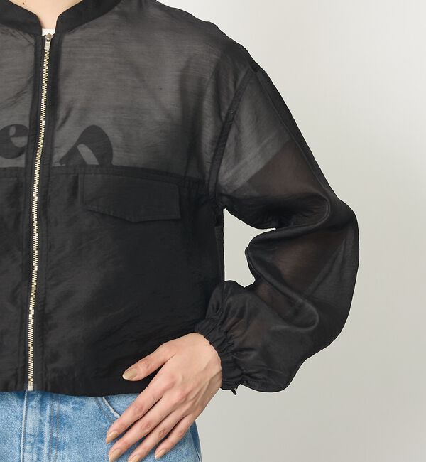 abahouse mavie「【サッと羽織れる】シアーブルゾン【予約】」|ブルゾン・スタジャン|
