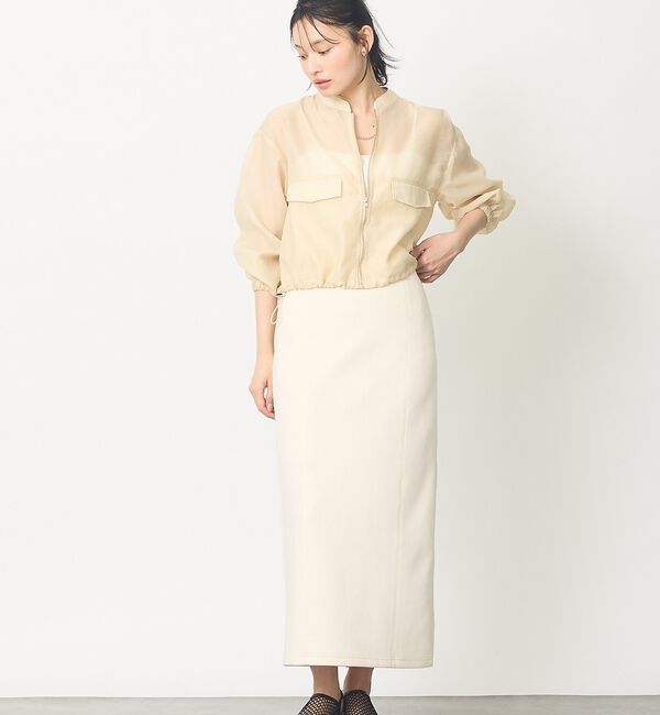 abahouse mavie「【なめらかな質感】スウェットライクスカート」|スカート|