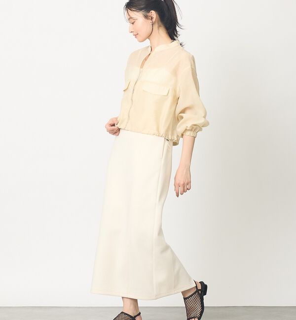 abahouse mavie「【なめらかな質感】スウェットライクスカート」|スカート|