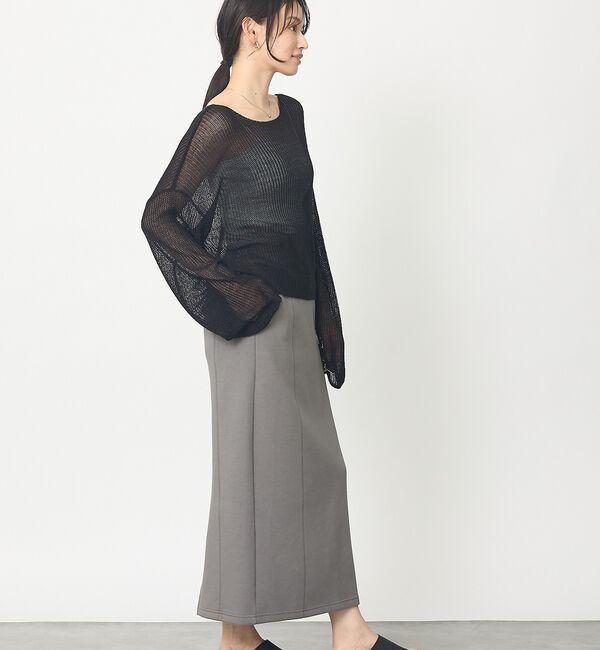 abahouse mavie「【なめらかな質感】スウェットライクスカート」|スカート|