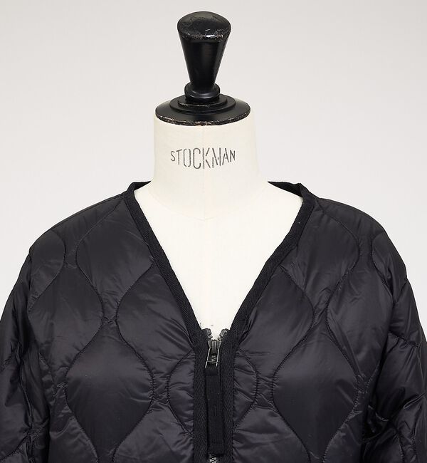 NOMINE「【TAION】ミリタリー Vネック Wジップ ダウンジャケット / ブルゾン」|ダウン|