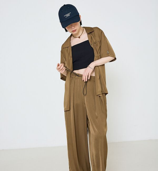 NOMINE「【LY】Letter cap　レトロ 刺繍 ロゴ キャップ」|その他|