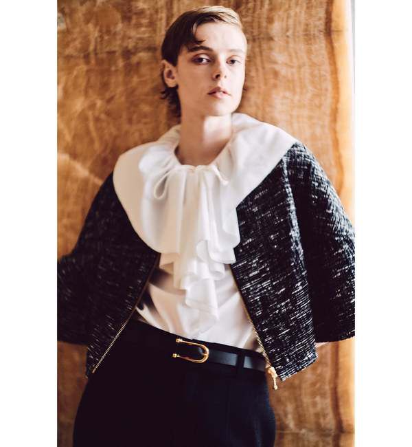 TIARA「マルチウェイフリルカラーブラウス」|シャツ・ブラウス|