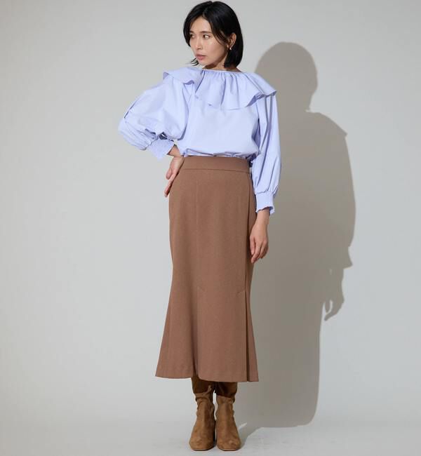 TIARA「マルチウェイフリルカラーブラウス」|シャツ・ブラウス|