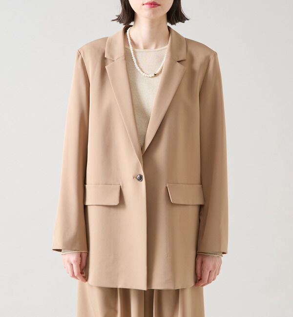 TIARA「リラックステーラードジャケット（セットアップ可）」|テーラードジャケット|