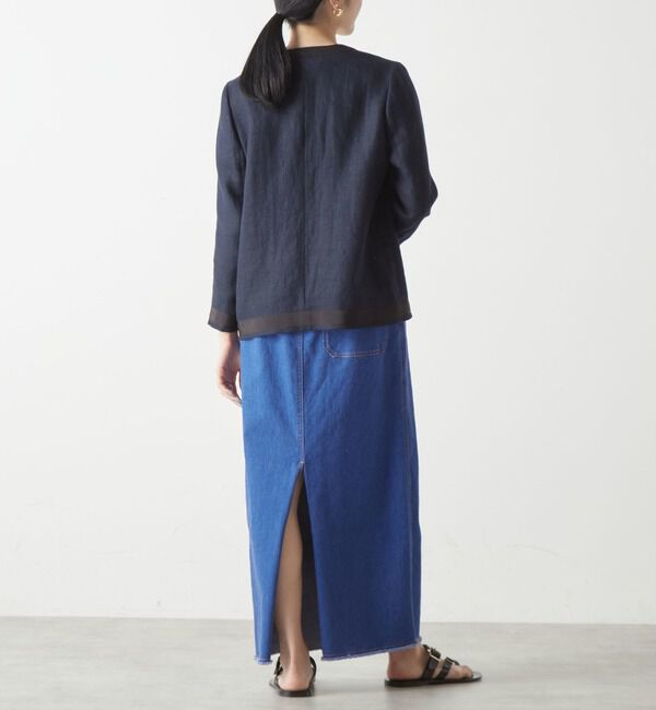 Liesse「デニムタイトスカート」|スカート|