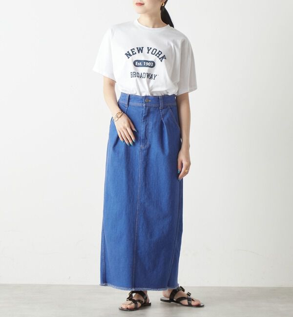 Liesse「デニムタイトスカート」|スカート|