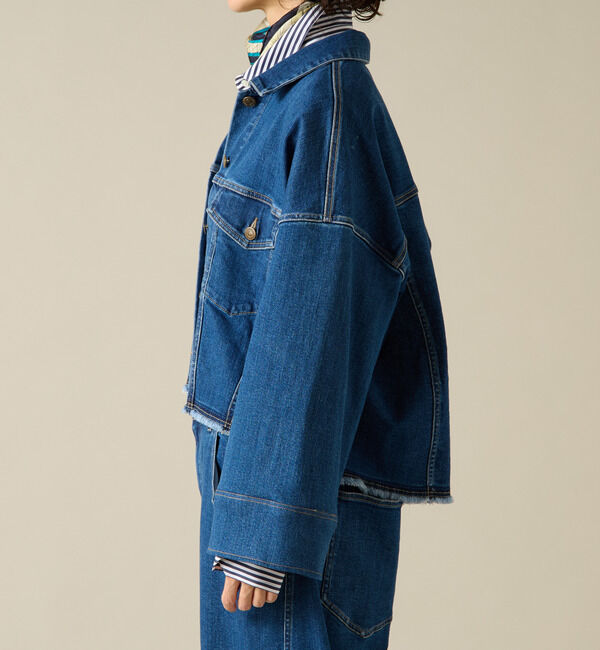 Liesse「クロップドデニムジャケット」|その他|