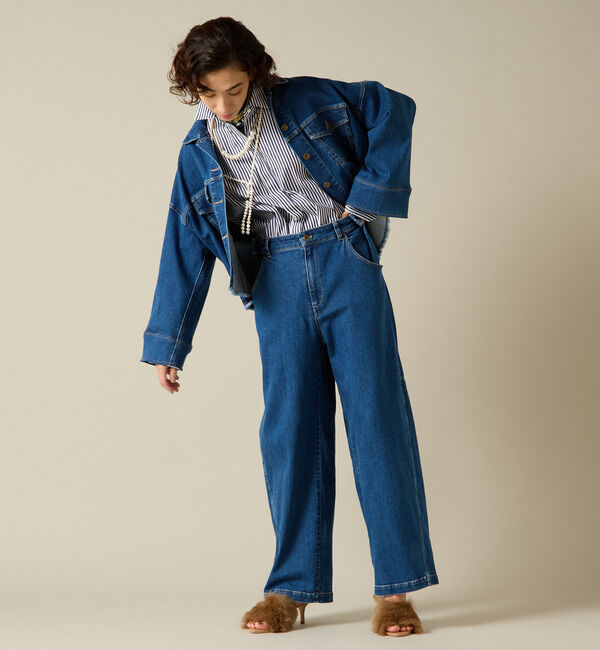 Liesse「クロップドデニムジャケット」|その他|