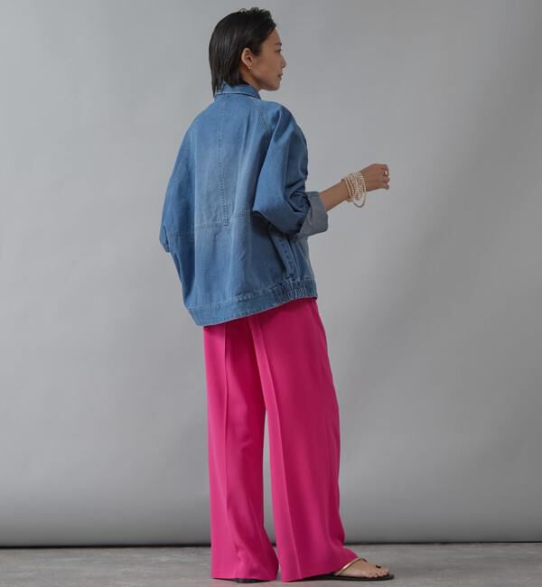 Liesse「ドルマンデニムブルゾン」|ブルゾン・スタジャン|