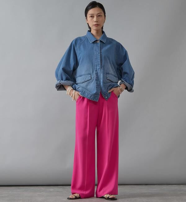 Liesse「ドルマンデニムブルゾン」|ブルゾン・スタジャン|