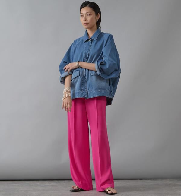 Liesse「ドルマンデニムブルゾン」|ブルゾン・スタジャン|