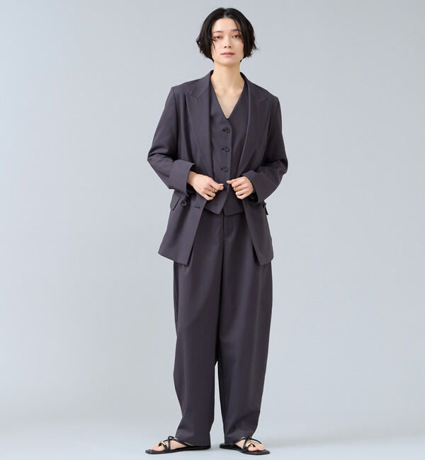 Liesse「麻調ベスト」|ベスト・ジレ|