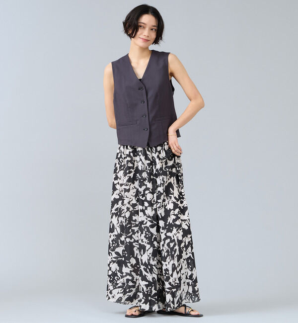 Liesse「麻調ベスト」|ベスト・ジレ|