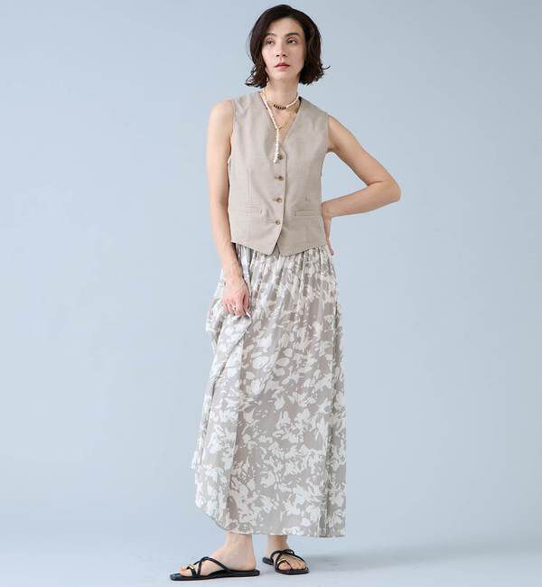 Liesse「麻調ベスト」|ベスト・ジレ|