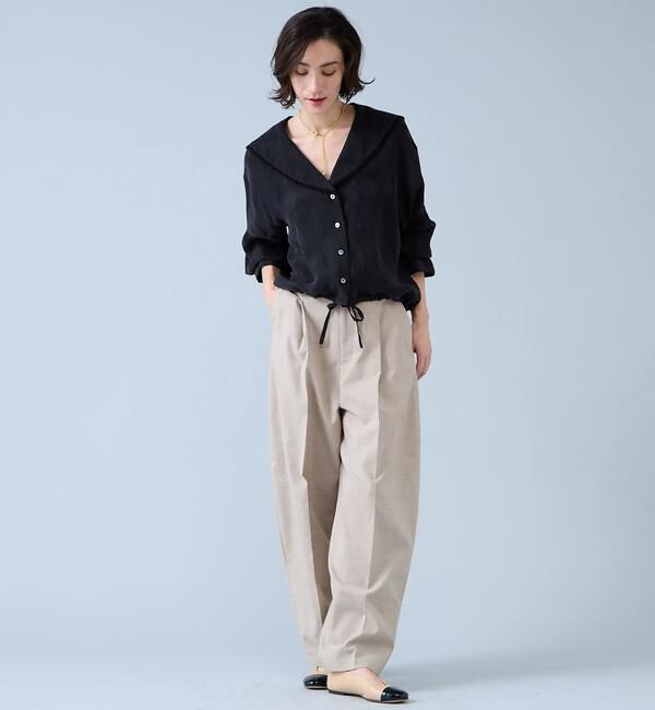 Liesse「麻調カーブパンツ」|その他|