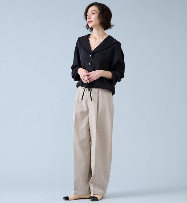 Liesse「麻調カーブパンツ」|その他|