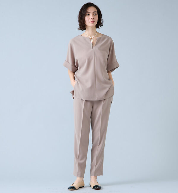 Liesse「キーネックブラウス」|シャツ・ブラウス|