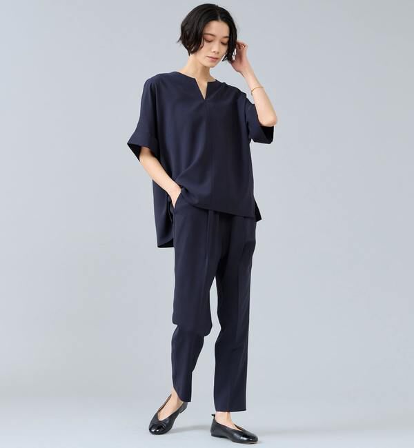 Liesse「キーネックブラウス」|シャツ・ブラウス|