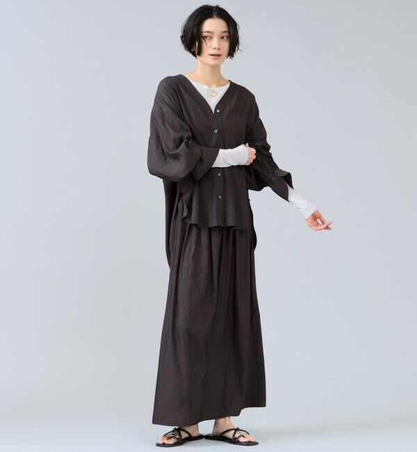 Liesse「Vカラーブラウス」|シャツ・ブラウス|