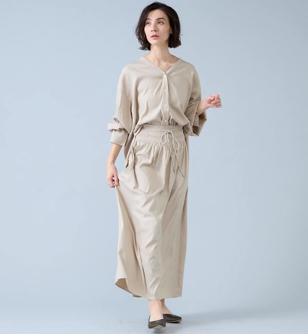 Liesse「Vカラーブラウス」|シャツ・ブラウス|