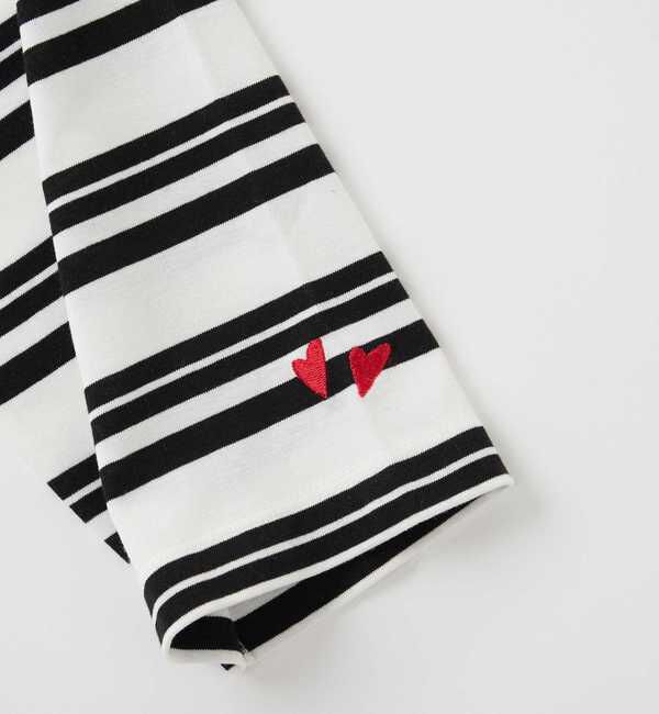 Liesse「《コラボ》Emily in Paris　ボーダーカットソー」|Tシャツ・カットソー|