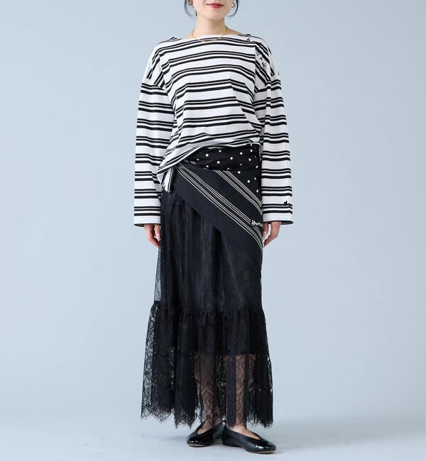 Liesse「《コラボ》Emily in Paris　ボーダーカットソー」|Tシャツ・カットソー|