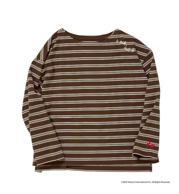 Liesse「《コラボ》Emily in Paris　ボーダーカットソー」|Tシャツ・カットソー|