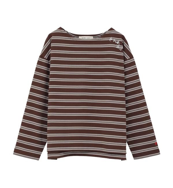 Liesse「《コラボ》Emily in Paris　ボーダーカットソー」|Tシャツ・カットソー|