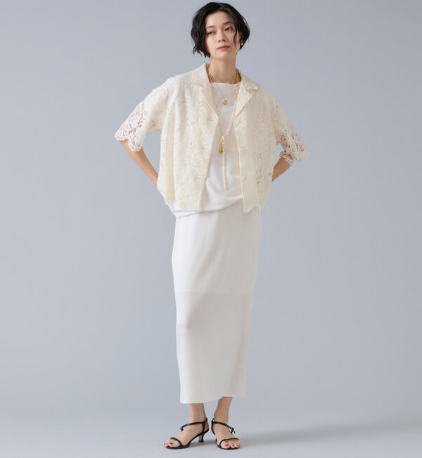 Liesse「ジョーゼットナロースカート」|スカート|