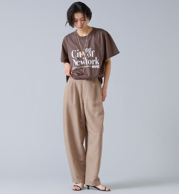 Liesse「リネンタンブラーカーブパンツ」|その他|