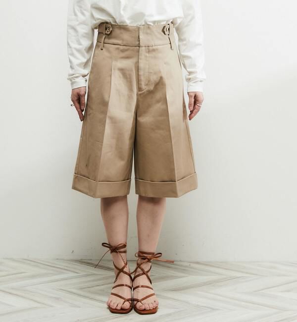 Soffitto「マリンキュロットパンツ」|その他|グレイッシュベージュ