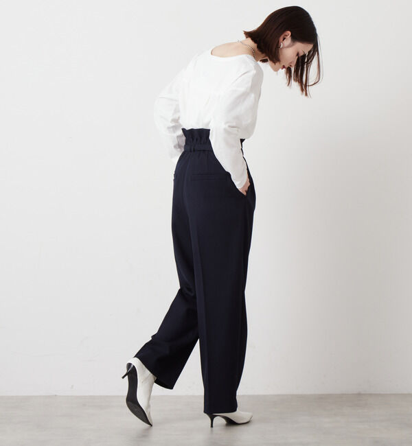 Soffitto「ハイウエストベルト付きタイパン風パンツ」|その他|