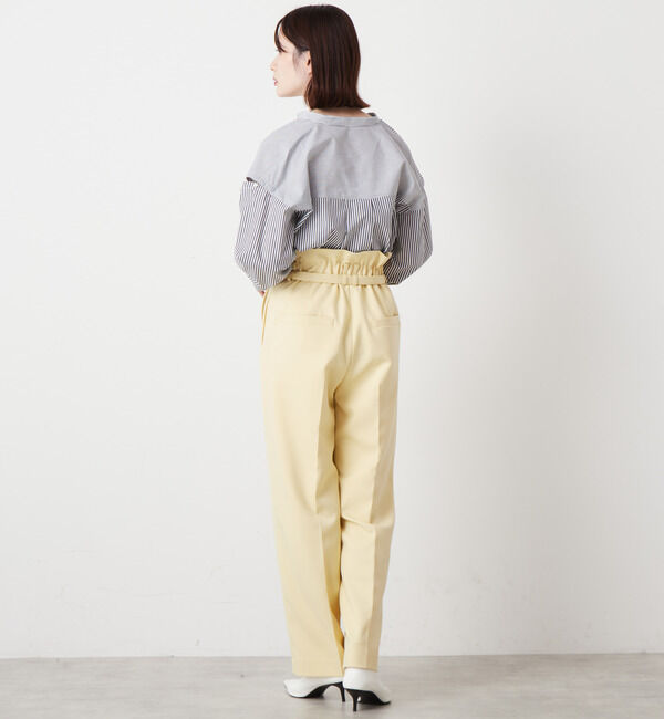 Soffitto「ハイウエストベルト付きタイパン風パンツ」|その他|